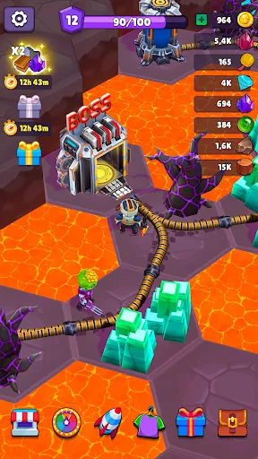 Gameplay screenshot 3 from Space Bound: Planet games - Adventure game